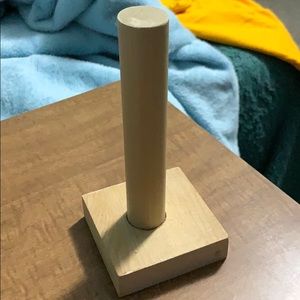 Wood Scrunchie Holder